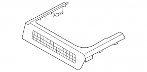 Audi A3 22-24 MHEV 48V high voltage battery cover