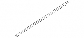 Subaru b9 Tribeca center rear right door glass molding