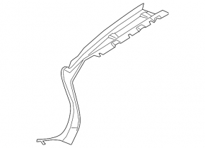 Front left headlight seal for BMW 5 F90 17-23