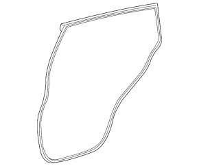 Lexus RX 23-26 rear right door seal
