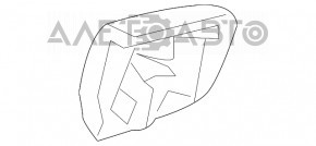 External handle plug front right Lexus Hs250h 10-12