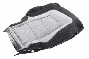 Rear seat, 2nd row, upper right side, Chevrolet Equinox 22-24, black and gray cloth, for cleaning