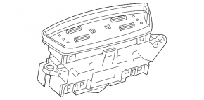 Seat heating buttons Toyota Venza 23-