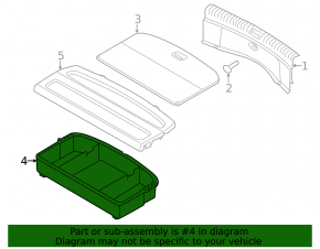 Trunk box Kia Soul 14-19