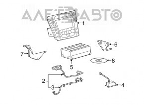Lexus GS300 06-06 Navigation Computer