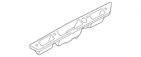 Audi A3 8V 15-16 Convertible Trunk Lid Number Light Bar, Without Camera