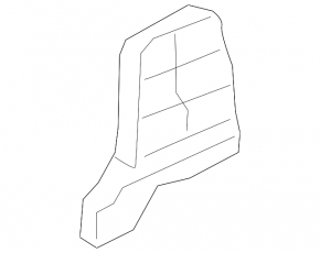 Upper left rear bumper mount for Audi A3 8V 17-20