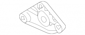 Mirror adjustment motor left Nissan Altima 13-18