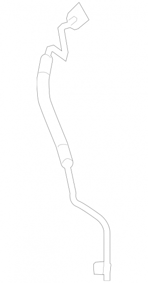 Mercedes W221 Air Conditioner Hose to Dryer