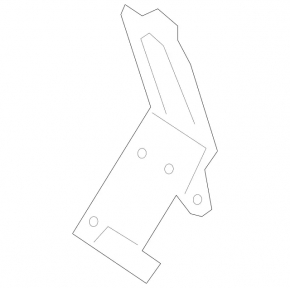 Mercedes W166 GLE 16-19 front bumper tow hook cap lower part, AMG pkg