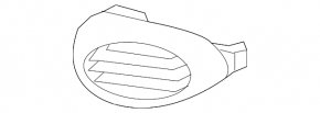 Right fog light plug Ford Focus mk3 11-14 prerest
