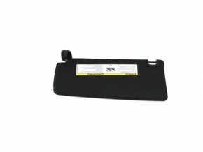 Right visor for Jeep Cherokee KL 19-22, black, without hook, with backlight