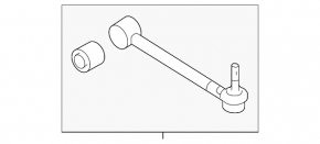 Rear left transverse control arm Subaru Impreza 17-23 GK