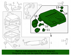 Chevrolet Volt 11-15 Engine Cover