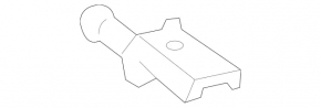 Front muffler bracket Mercedes CLA 250 14-19 type 2