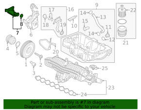 Oil Receiver Volvo XC90 16-17 B4204T27 T6 2.0
