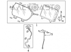 GPS Antenna Acura TLX 15-