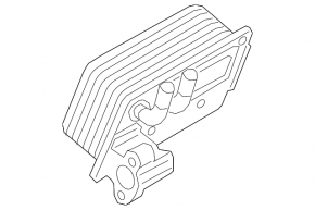 Automatic transmission oil cooler for Audi A6 C8 19-25 3.0T