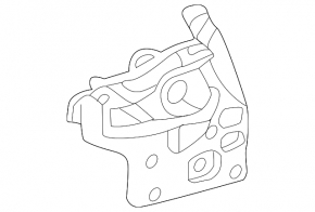 Rear bumper mount, left inner, BMW 4 G22 G26 21-25