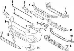 Subaru Crosstrek 24-26 Front Bumper Reinforcement