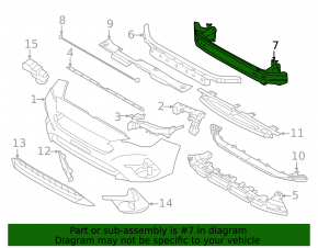 Subaru Crosstrek 24-26 Front Bumper Reinforcement