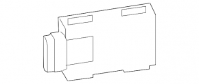 Blind Spot Sensor (BSM) rear left BMW iX 21-25