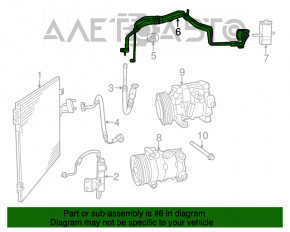 Air Conditioner Tube Heater Condenser Dodge Journey 11-20
