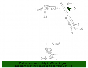 Upper right tailgate shock absorber bracket for Toyota Rav4 19-25