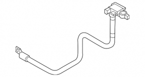 Negative terminal of Audi E-Tron 19-23 with sensor