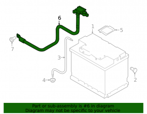 Negative terminal of Audi E-Tron 19-23 with sensor