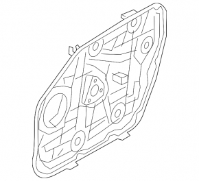Front left window lift mechanism for Hyundai Tucson 2022-2025