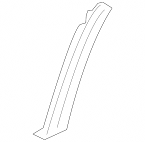 Front bumper trim right Kia Sorento 16-18 structure, black, Sport