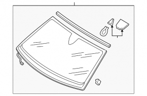 Windshield Audi A4 B9 17-25