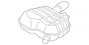Muffler rear part, barrel right Audi A5 F5 17-19 5D