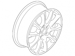 Wheel disk R16 5*108 Ford Fusion mk5 13-20 type 1