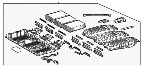 Toyota Highlander 14-volt battery assembly