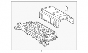 Lexus CT200h 11-17 High Voltage Battery Assembly