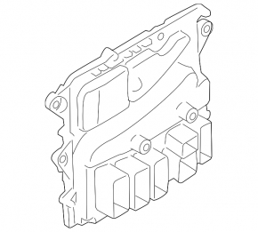 Block ECU engine computer BMW X5 F15 14-18 4.4T