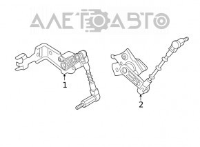 Body position sensor with rod, rear left, Audi Q7 16-23