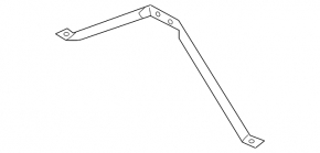 TV strut V-shaped BMW 3 G20 19-22 aluminum