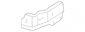 Front Right Fender Bracket Toyota Highlander 08-10