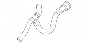 Cooling system hose Audi A3 22-26 without retaining ring