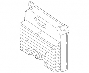 Power Control Module BMW 5 G30 17-23 chip is broken