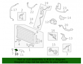Ambient air temperature sensor for the 13-15 Acura ILX.