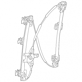 Front left window lift with motor for Nissan Pathfinder 13-20
