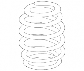 Front right spring for Audi Q5 80A 18-20
