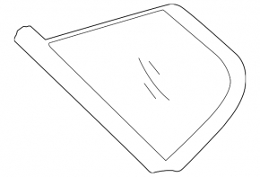 Fixed glass rear right window for Kia Optima 16-20 petrol