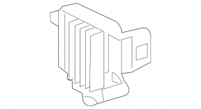 Cooling Fan Control Module Lexus IS 14-15