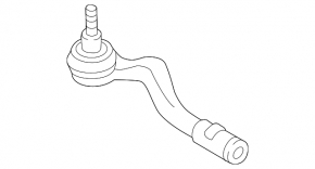 Right steering tip for Audi A4 B9 17-25