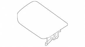 Armrest Nissan Maxima A36 16- leather, black